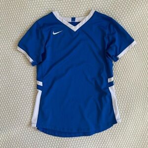 Nike Royal Blue and White Jersey